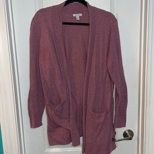 Pink cardigan